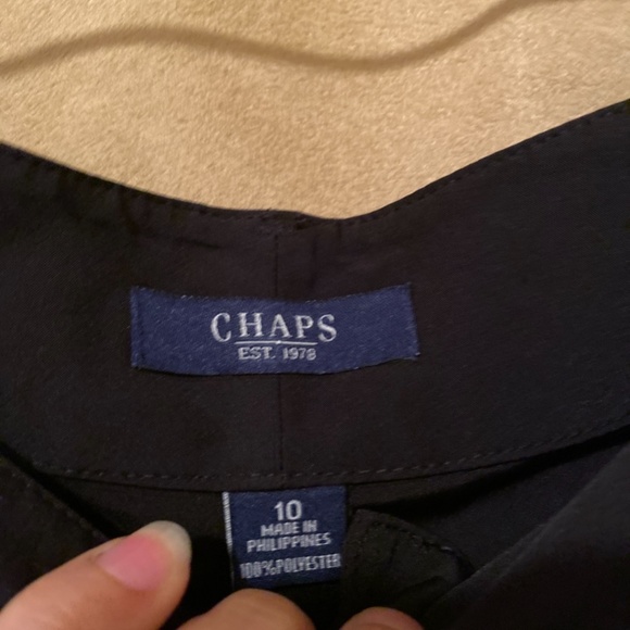 Chaps capris black silky cargo - Picture 3 of 6